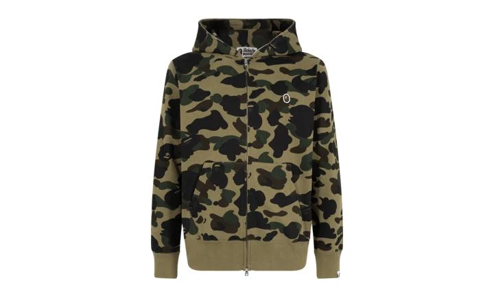 Bape Bape 1st Camo One Point Full Zip Hoodie 1