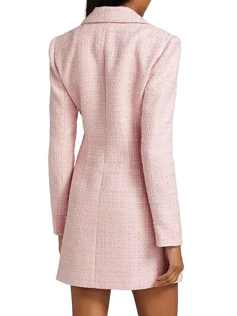 Alice + Olivia Justin Tweed Blazer Minidress 5