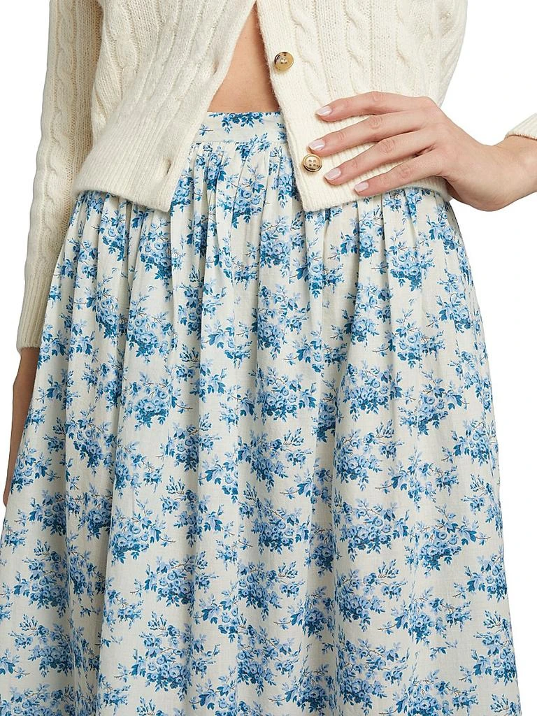 DÔEN Marcie Cotton Midi-Skirt 6