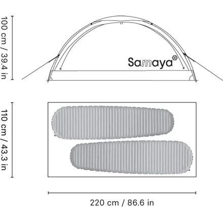 Samaya Samaya2.0 Tent: 2-Person 4-Season 7