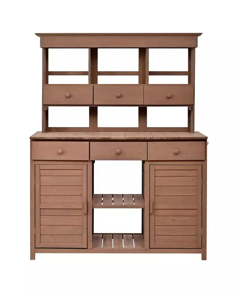 Streamdale Furniture Garden Potting Bench with Hutch
Storage 9