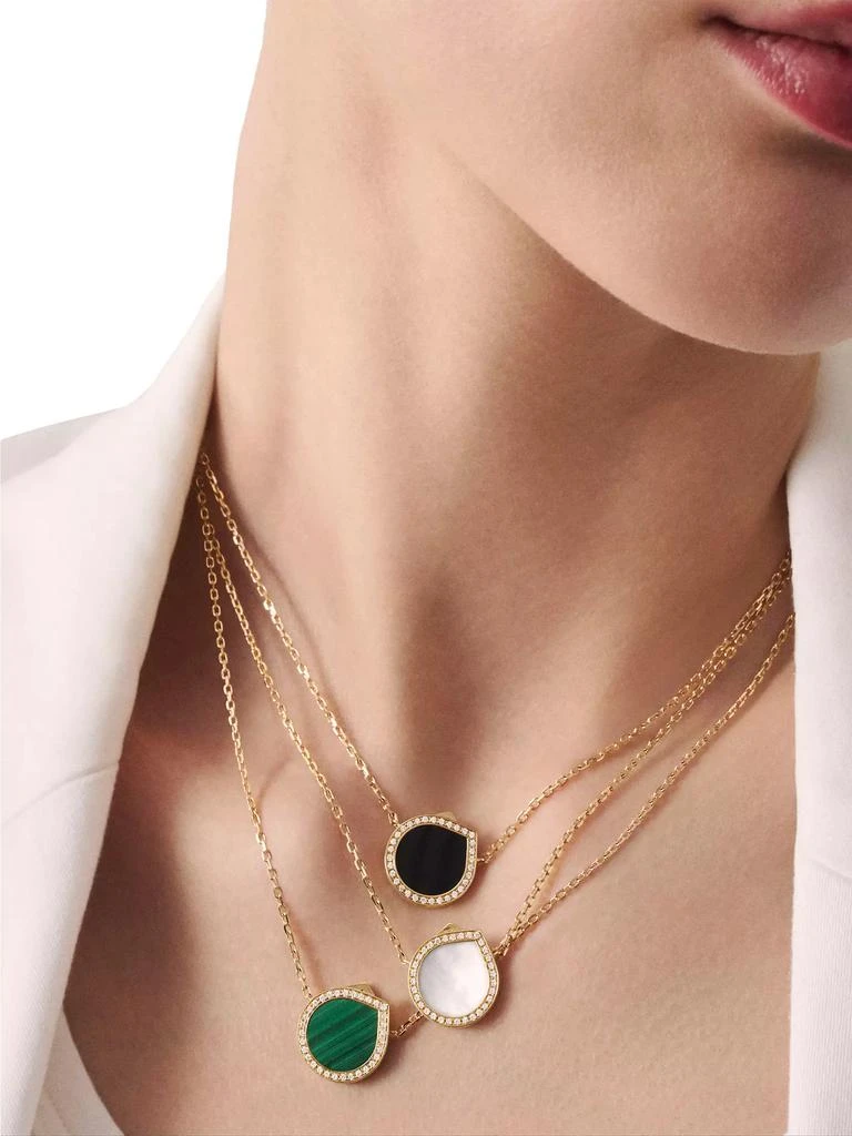 Repossi Antifer 18K Rose Gold, Black Onyx & 0.18 TCW Diamond Pendant Necklace 2