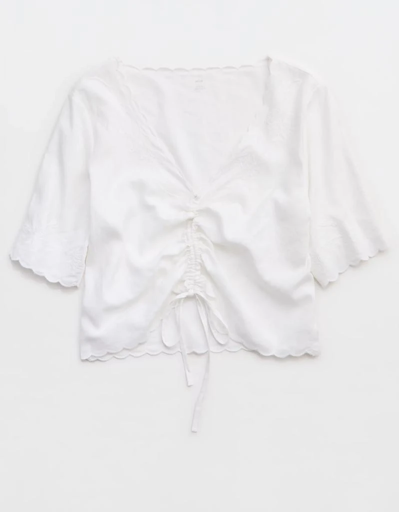 Aerie Aerie Cropped Cinch Front Top 3