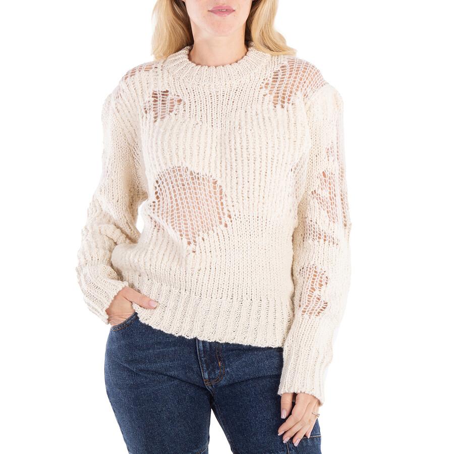 トップス Acne Studios destroyed knit Acne Studios Destroyed knit sweater with distressed holes
