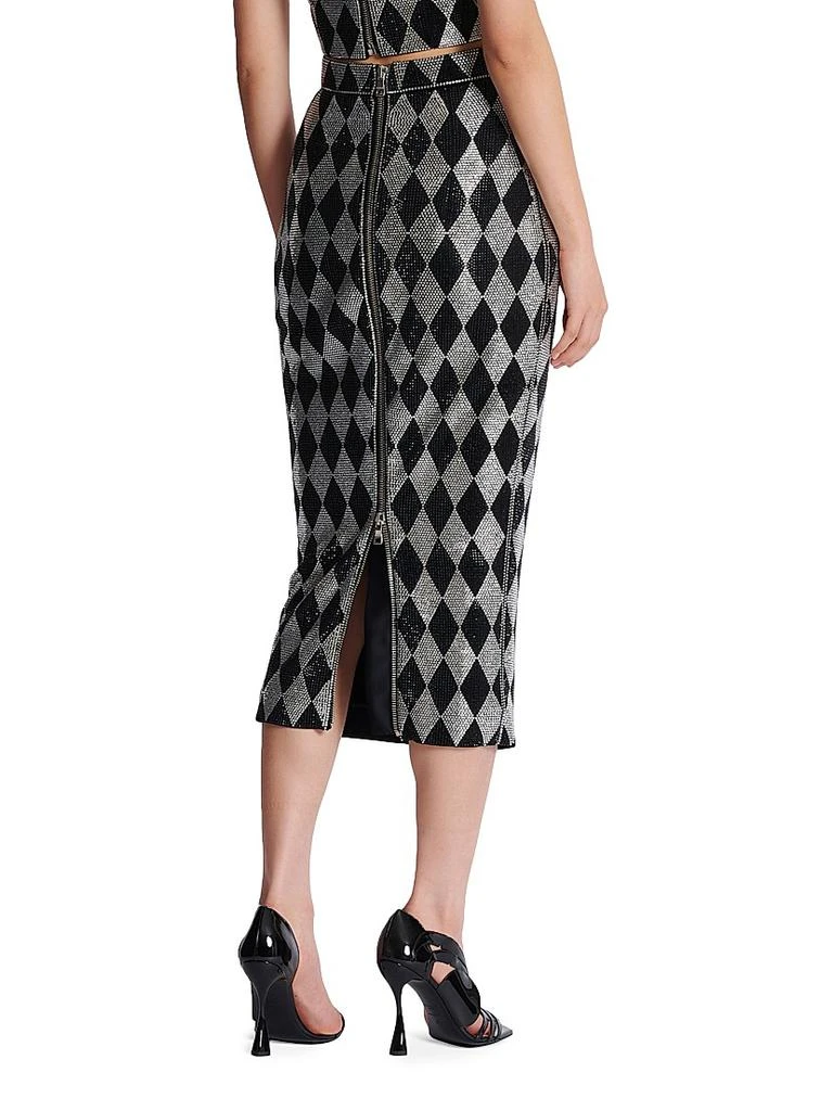 Balmain Crystal-Embellished Midi-Skirt 5