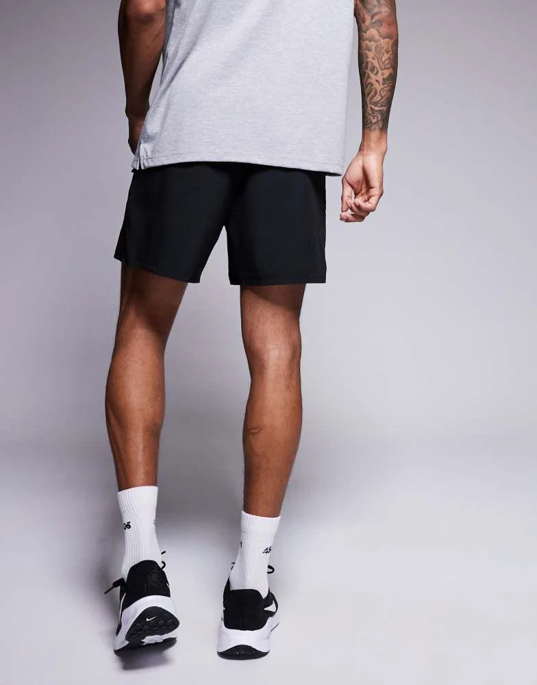ASOS 4505 loose fit quick dry graphic training shorts with zip pockets in black 4