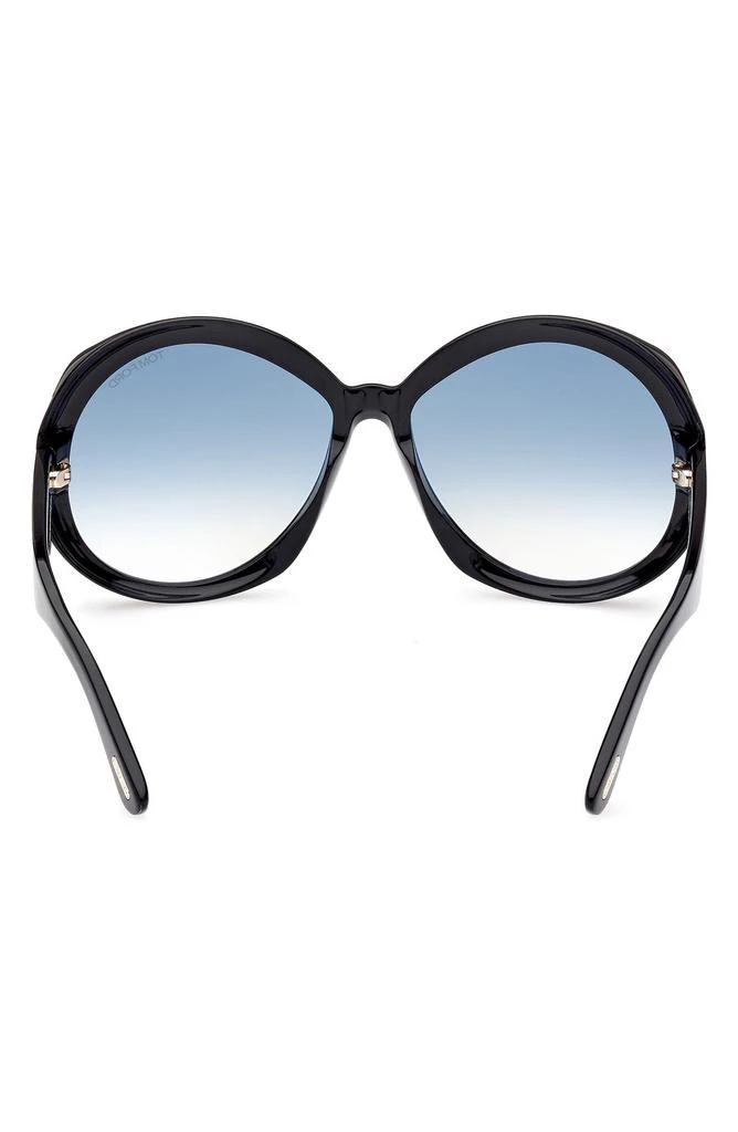 Tom Ford Annabelle 62mm Gradient Oversize Round Sunglasses 6