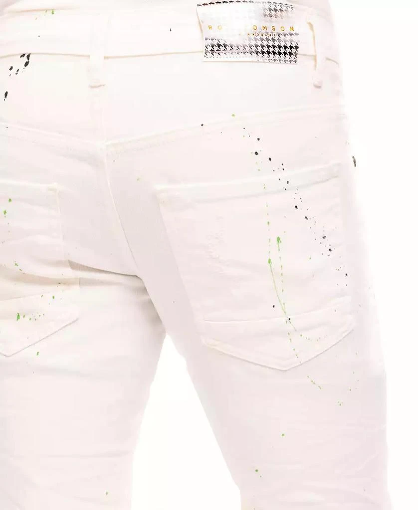 RON TOMSON Men's Modern Painted Denim Jeans 8