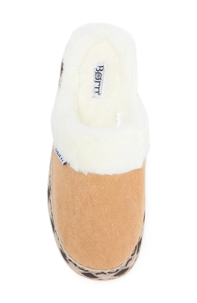 Born Embroidered Faux Shearling Lined Slipper 5