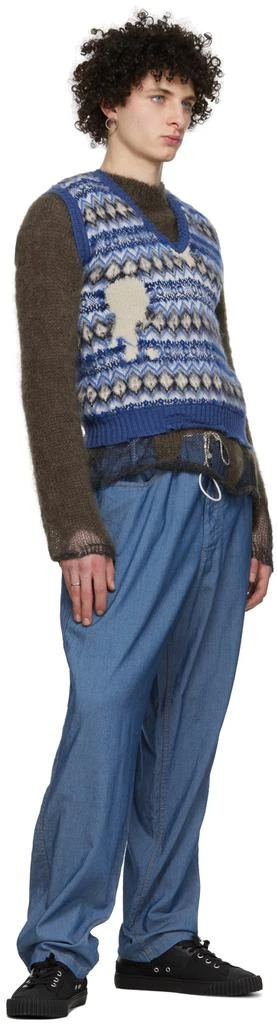 MAISON MARGIELA Silver Numbers Single Earring 4