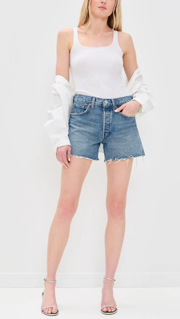 AGOLDE Parker Long: Loose Fit Vintage Shorts 4