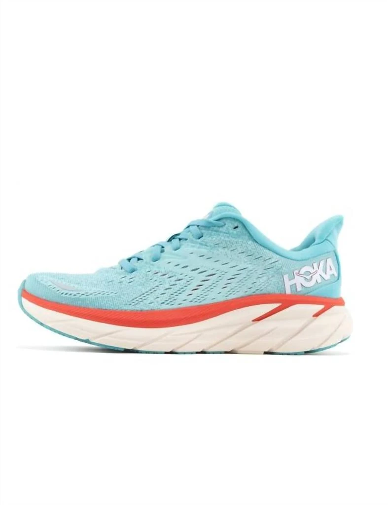 Hoka One One Hoka - WOMEN'S CLIFTON 8 RUNNING SHOES - WIDE WIDTH 1