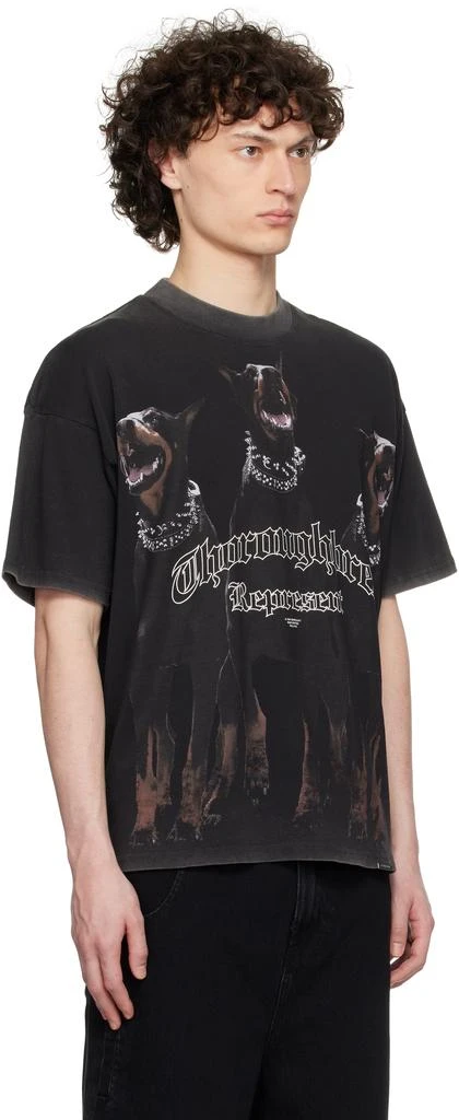 Represent Black 'Thoroughbred' T-shirt 2