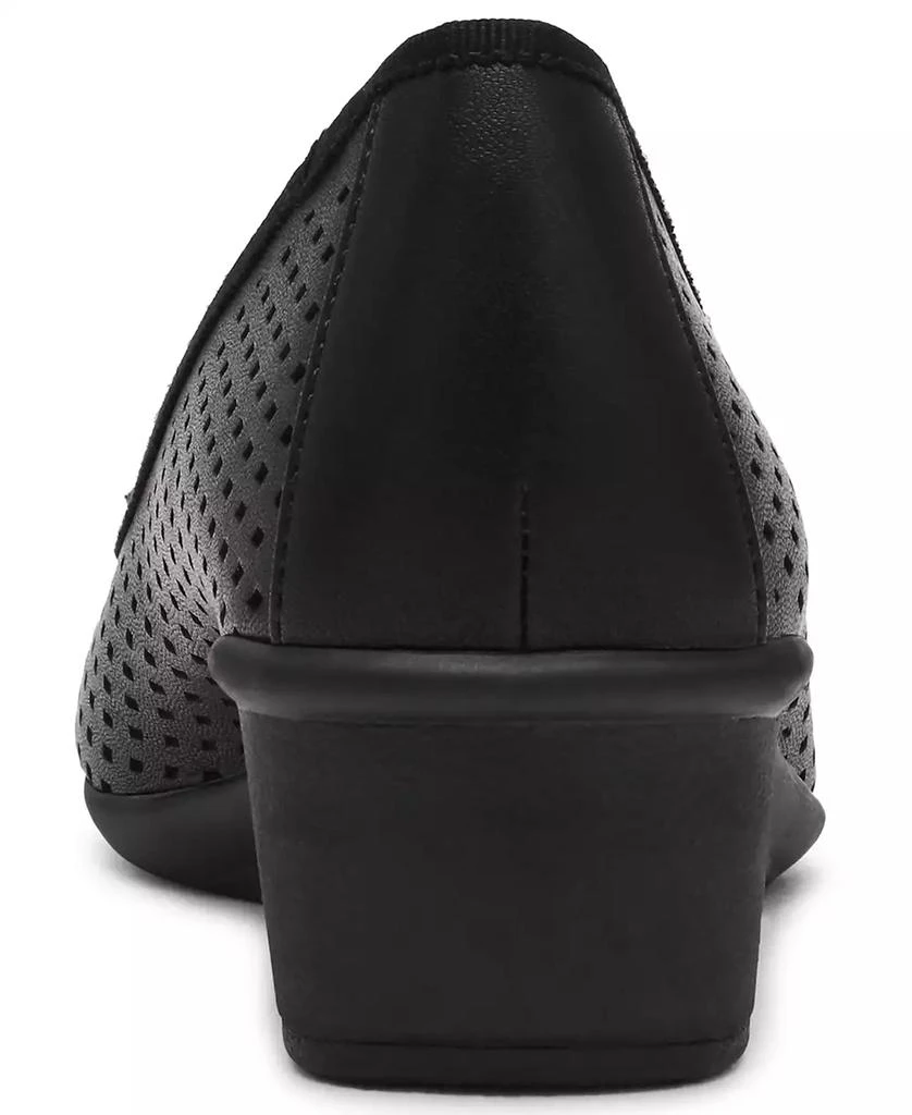 Anne Klein Women's Winslet Perforated Wedge Pumps 3