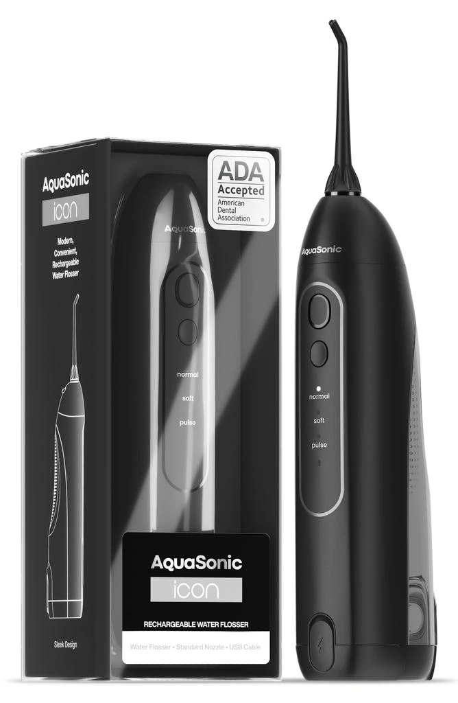 AquaSonic Icon Onyx Flosser 1