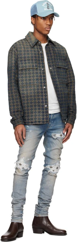 AMIRI Blue Micro Stardust MX1 Jeans 4