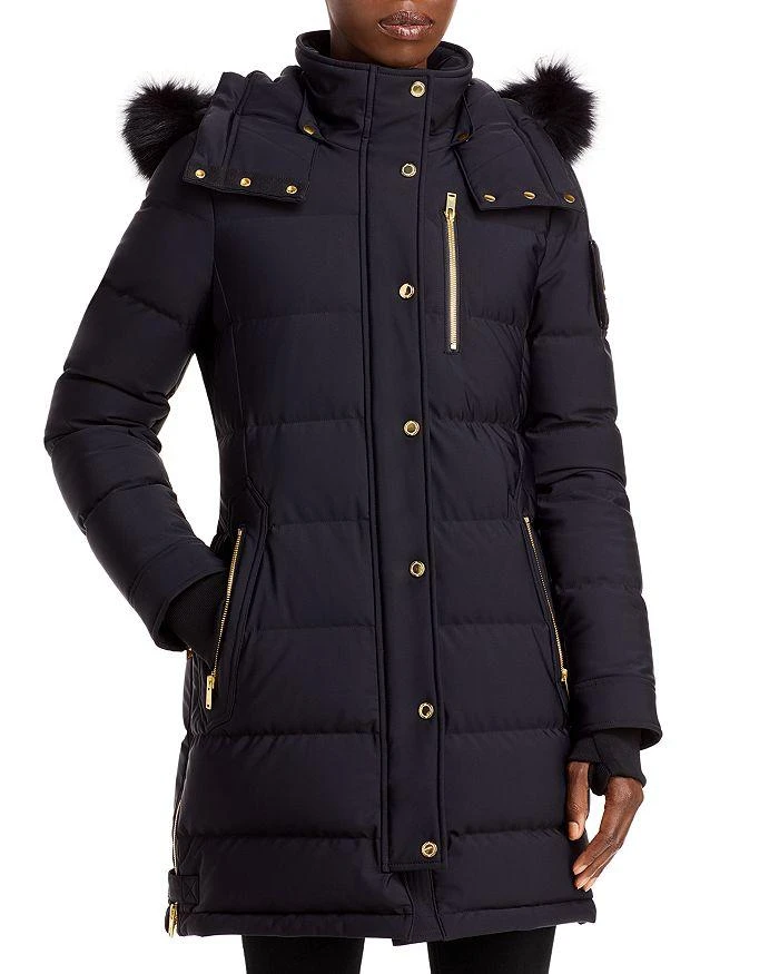 Moose Knuckles Watershed Hooded Shearling Trim Down Parka 3