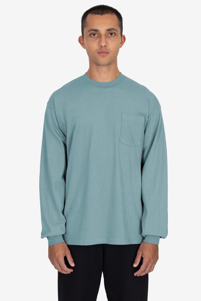 Los Angeles Apparel 1810GD - Long Sleeve Garment Dye Pocket T-Shirt