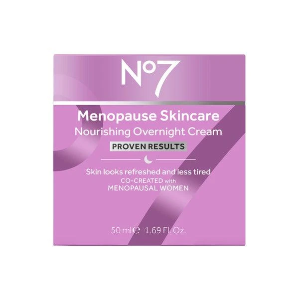 No7 Menopause Skincare Nourishing Overnight Cream 7