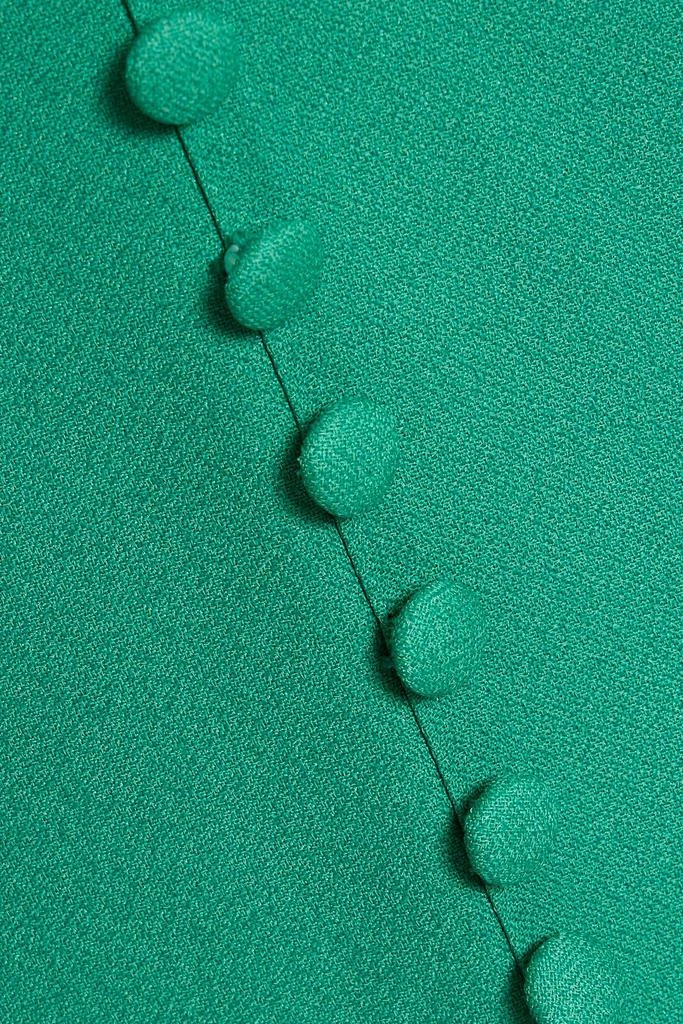Saloni Margot ruched crepe midi dress 4