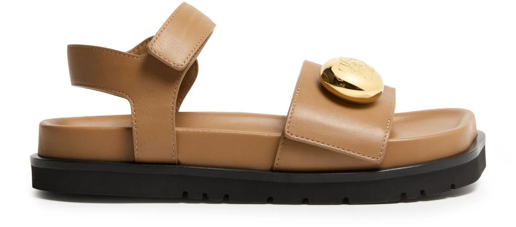 Loewe Pebble fussbett sandal in soft calfskin 2