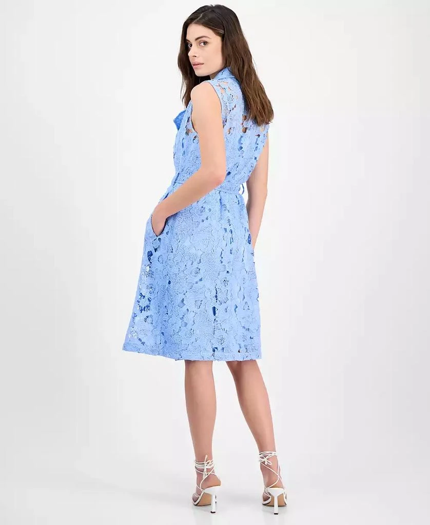 chinese dress ladies Ruffled Hem Lace Dress  JULIA JORDAN