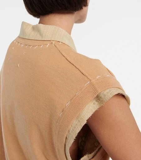 MAISON MARGIELA Printed cotton and silk shirt 6