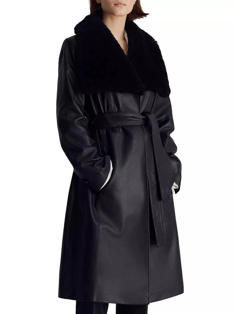 Dawn Levy Nina Leather Coat 3