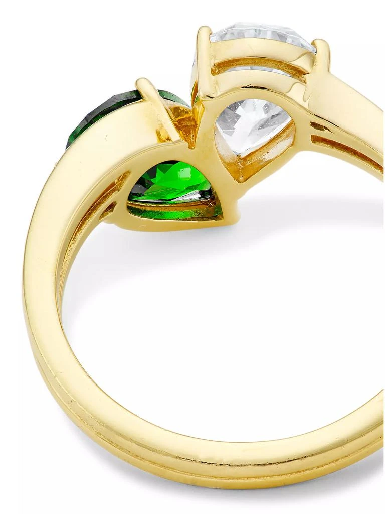 Adriana Orsini Happy Hour 18K-Gold-Plated &amp; Cubic Zirconia Ring 3