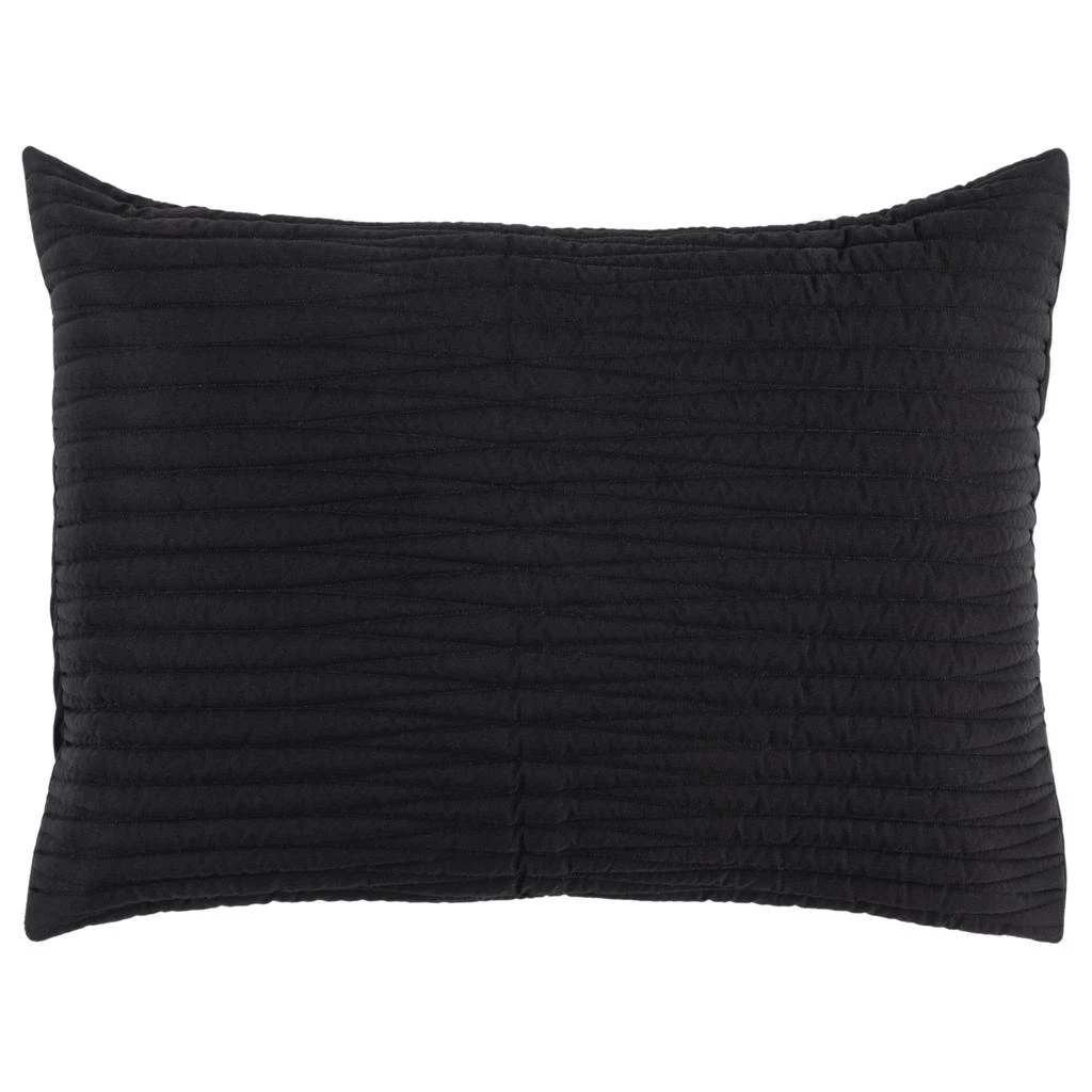 Hivvago Black Geometric Queen Quilt