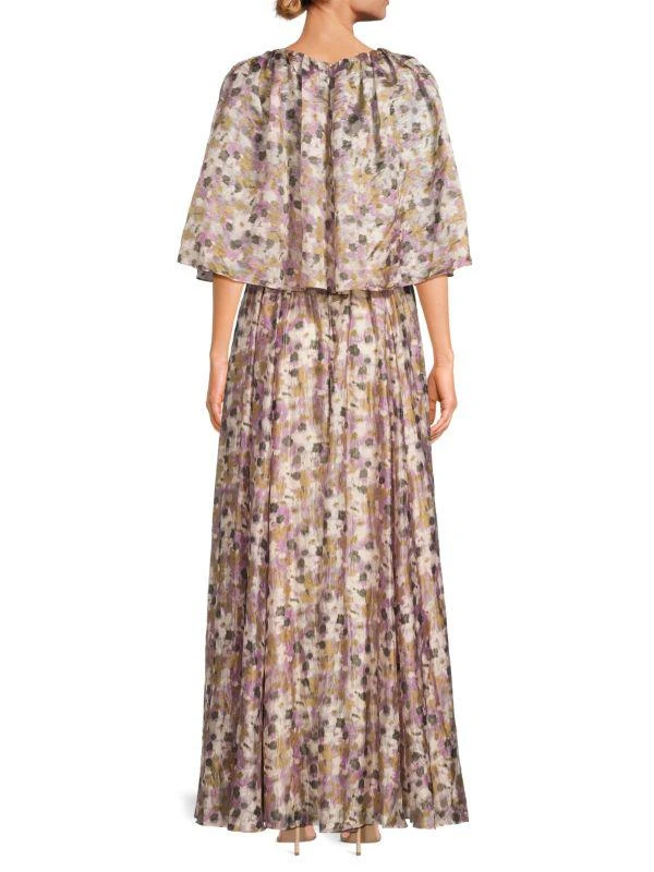 MIKAEL AGHAL Floral Print Gown 2