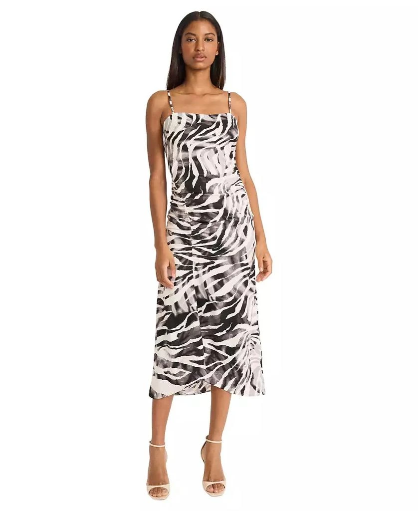 Donna Morgan Women's Sleeveless Square-Neck Midi Dress 1