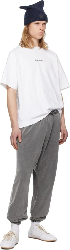Acne Studios White Logo T-shirt 4