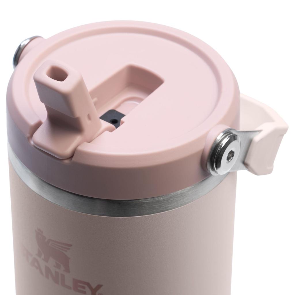 Stanley Stanley IceFlow 2.0 Flip Straw Tumbler with Handle 30 oz | Twist On Lid and Flip Up Straw | Leak Resistant Water Bottle | Insulated Stainless Steel | BPA-Free | Rose Quartz