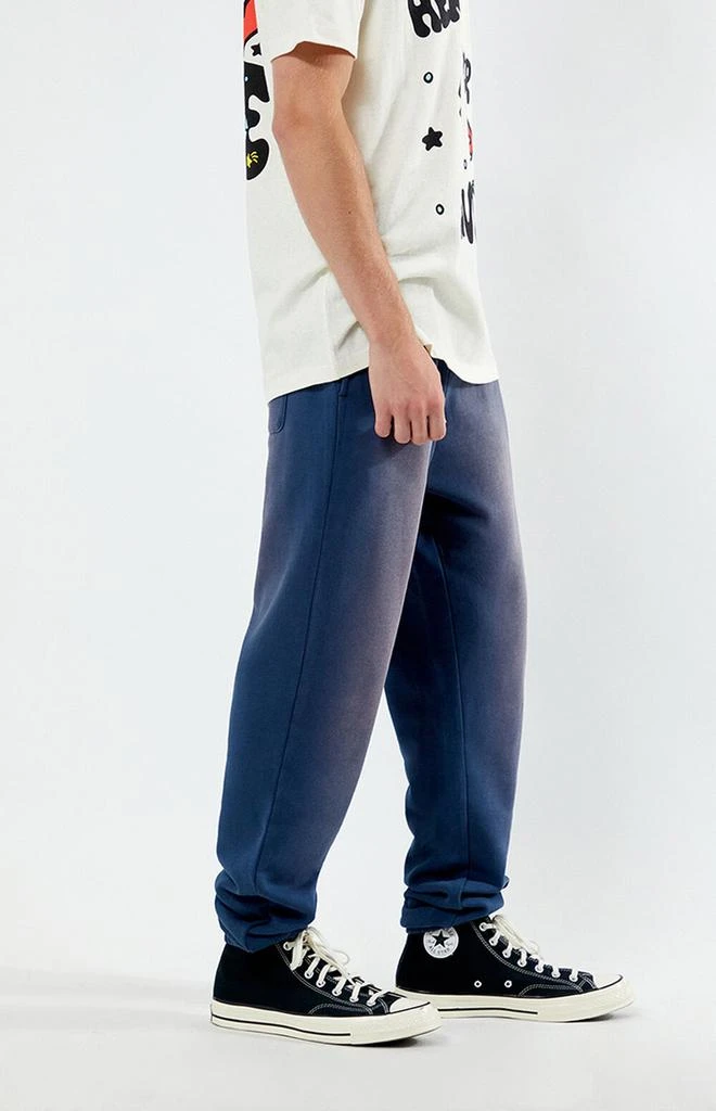 PacSun Navy Acid Wash Jogger Sweatpants 3
