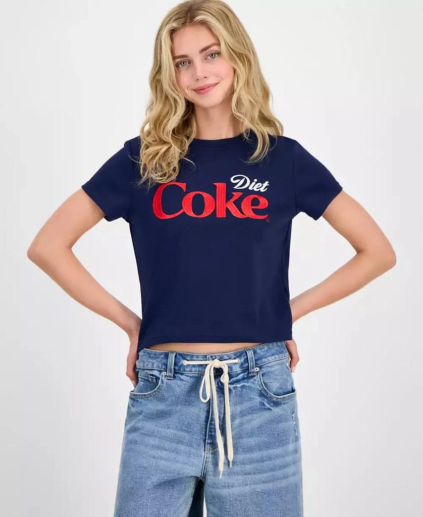 Freeze 24-7 Juniors' Diet Coke Embroidered Baby T-Shirt 1