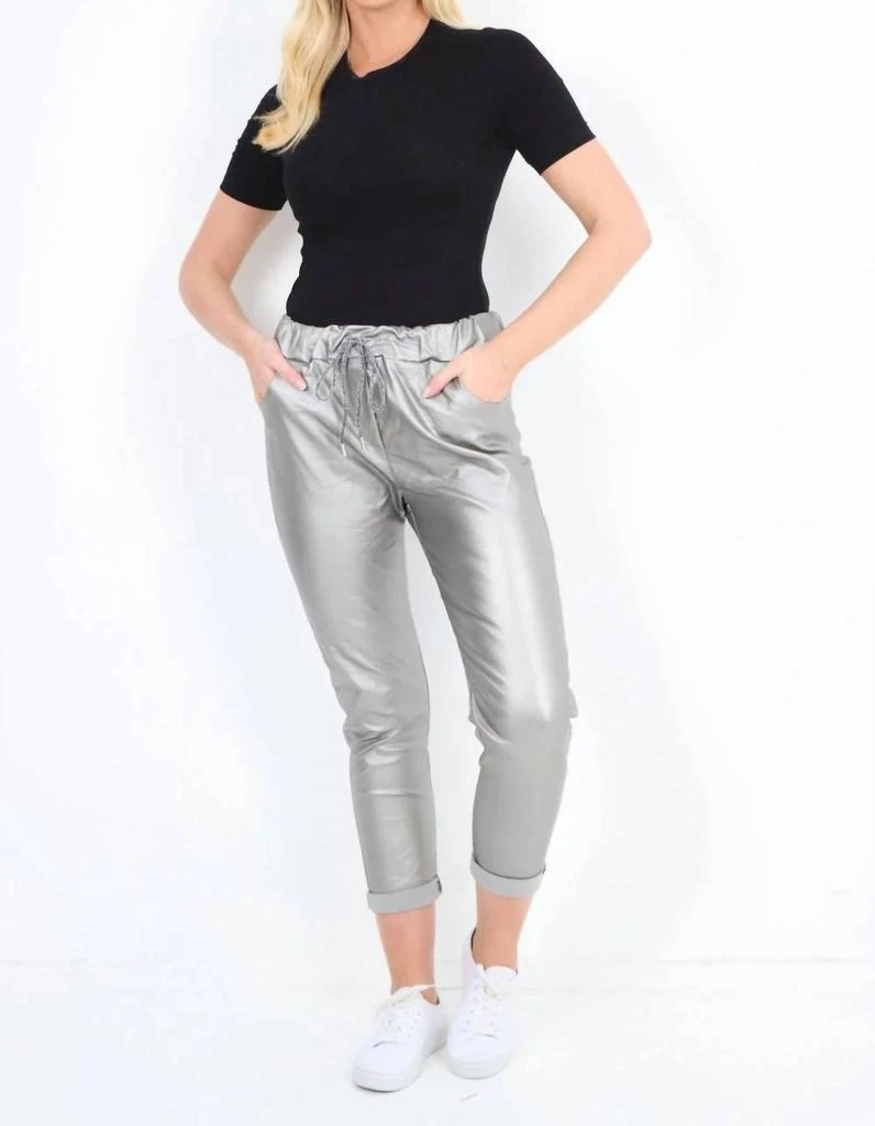 Molly Bracken Molly Bracken - Faux Leather Pants 4