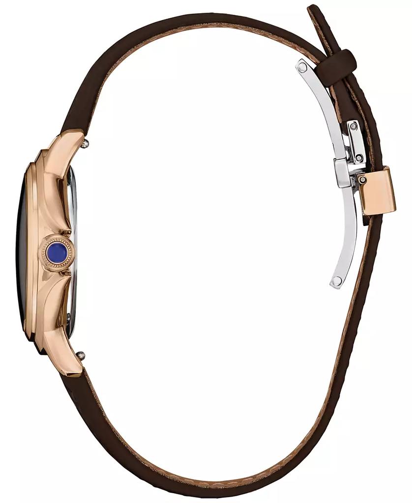 Citizen Eco-Drive Women's Ceci Brown Apple Material Strap Watch 34mm