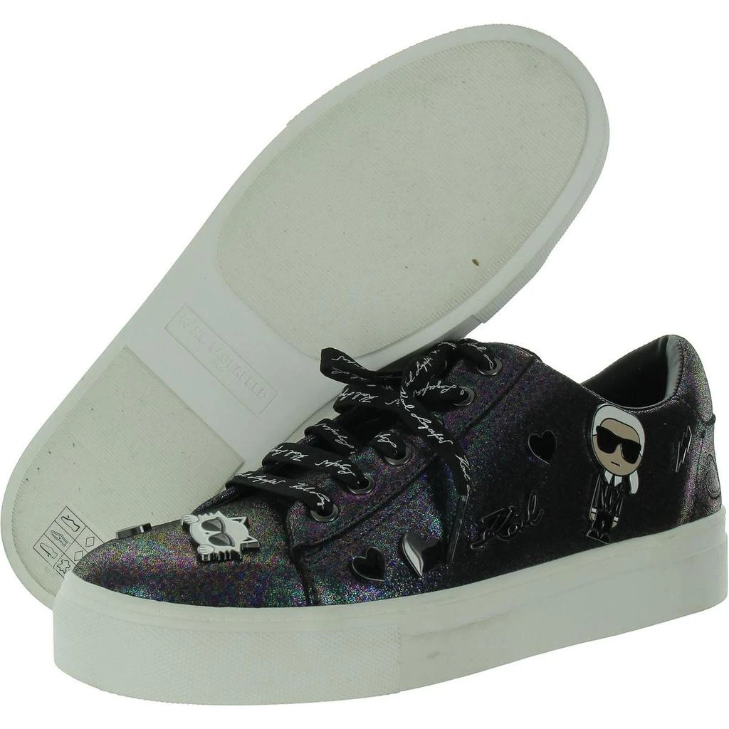 Karl Lagerfeld Paris Cate Pins Womens Leather Lifestyle Casual And Fashion Sneakers 6