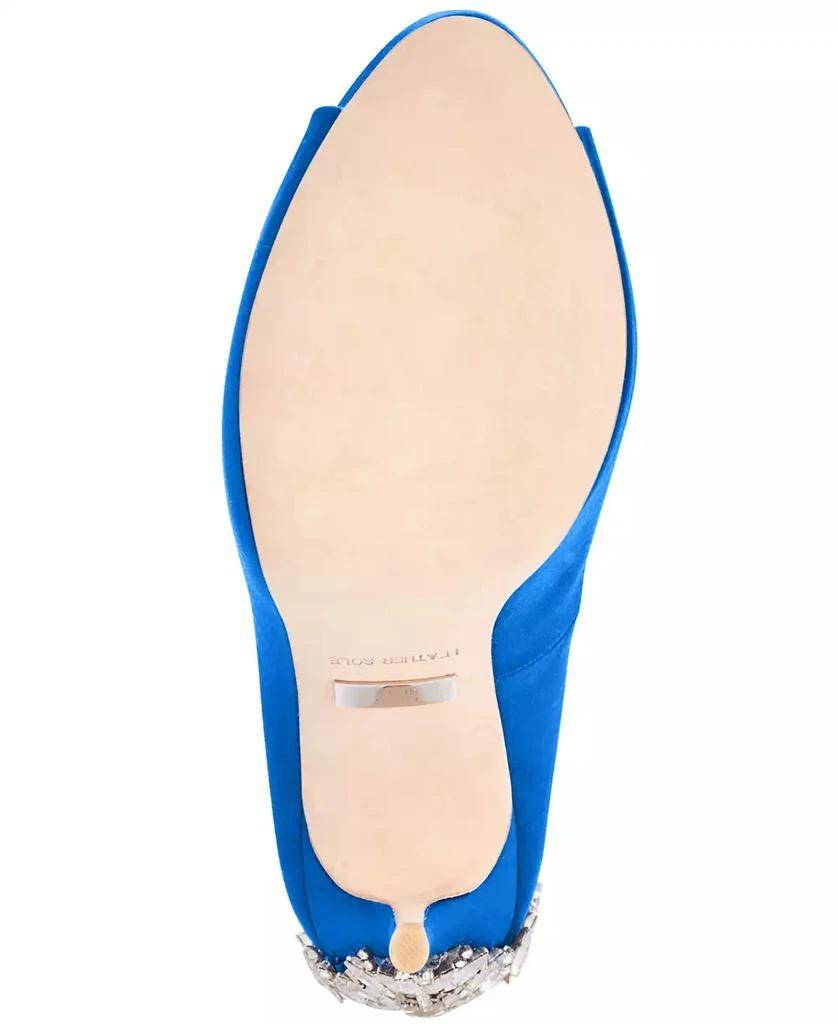 Badgley Mischka Women's Kiara Peep Toe Evening Pumps 5