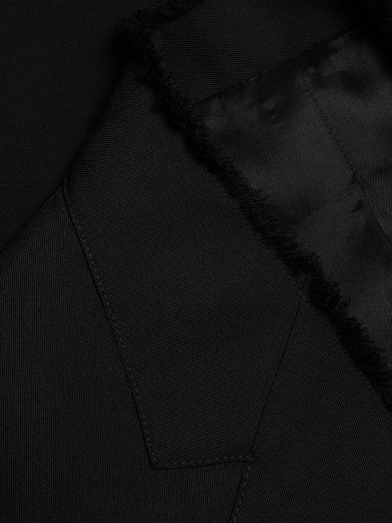 Totême Raw Lapel Wool Single-Breasted Jacket 7