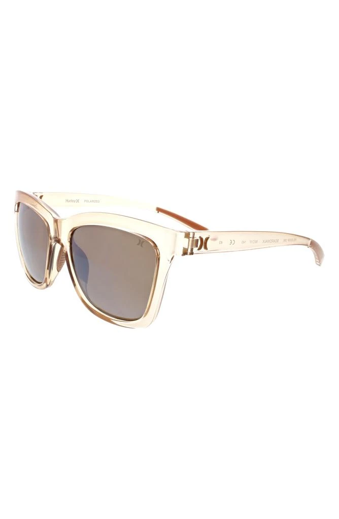 Hurley 56mm Polarized Square Sunglasses 2