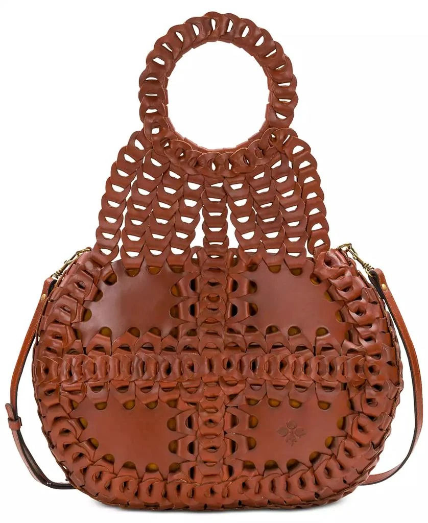 Patricia Nash Pisticci Chainlink Leather Shoulder Bag 1