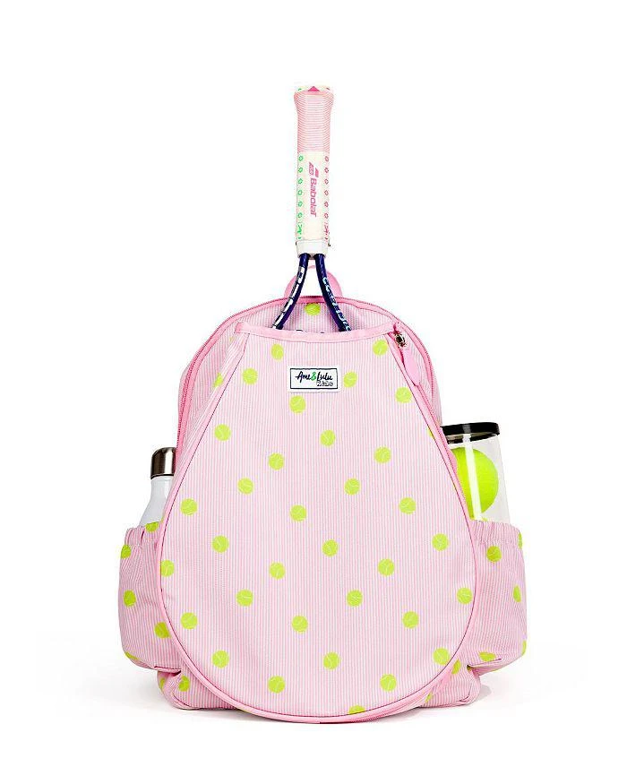 Ame & Lulu Girls' Hearts Little Love Tennis Backpack - Little Kid, Big Kid 1