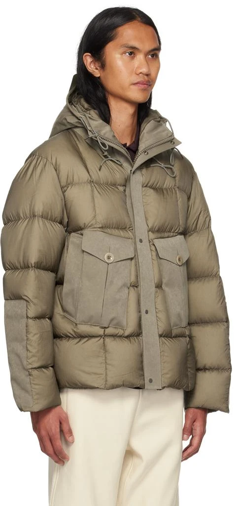 Ten c Taupe Tempest Combo Down Jacket 2