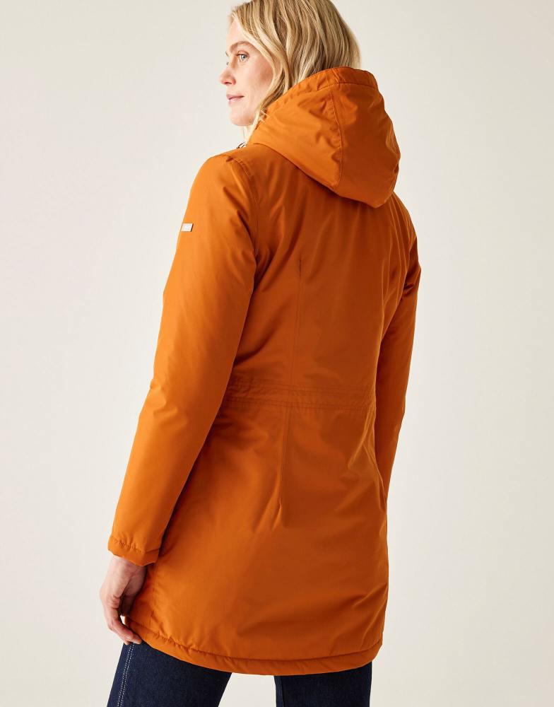Regatta Regatta Women's Voltera Waterproof Rainwear Heated Jacket in Orange