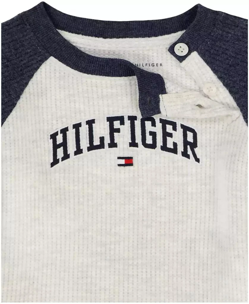 Tommy Hilfiger Baby Boys
 Crewneck Top and Thermal Joggers, 2-Piece Set 2