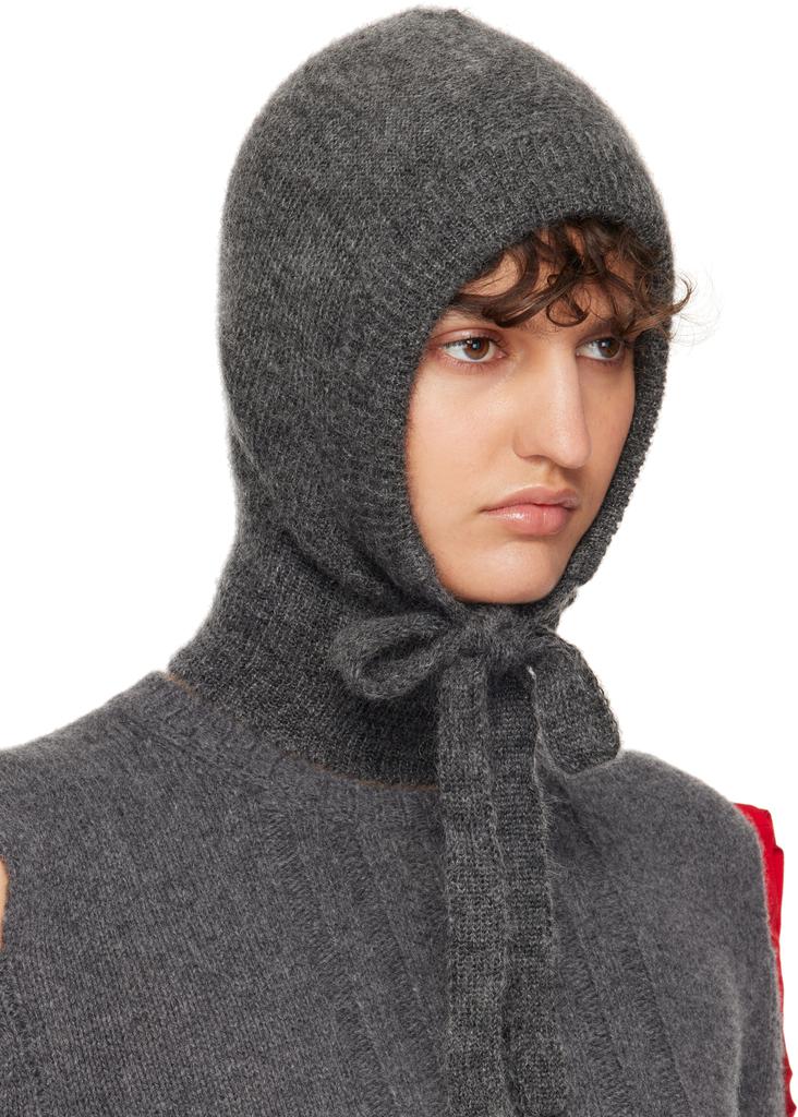 Molly Goddard Gray Wanda Balaclava