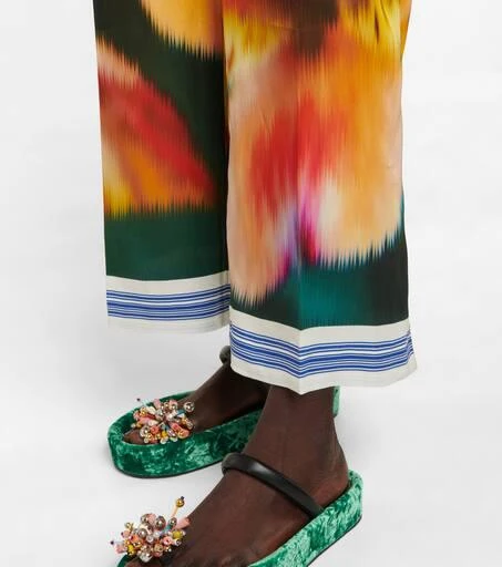 Dries Van Noten Floral wide-leg pants 5