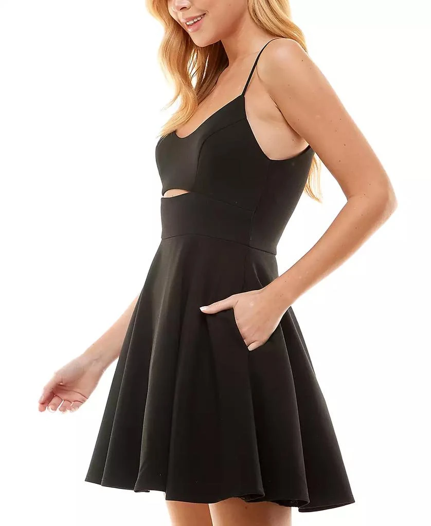 City Studios Juniors' Cutout Midriff Party Dress 3